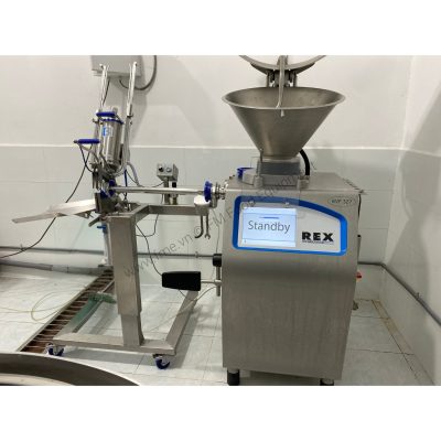 Hệ thống đùn định lượng & kẹp chì giò chả – nem chua bán tự động